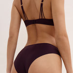 AUBADE Eloge du Desir Brazilian Brief in Deep Berry