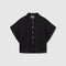 BEATRIZ FUREST Rebeca Short Sleeve Shirt in Black