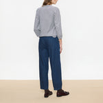 BEATRIZ FUREST Barlovento Wide Leg Jeans in Denim Navy