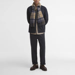 BARBOUR Dramside Reversible Scarf in Birchwood Dress Tartan