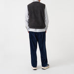 UNIVERSAL WORKS Sleeveless Deca Light Knitted Vest in Navy