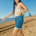 HEYANNO MMHPlay Patch Vest in Travertine