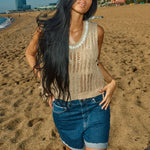 HEYANNO MMHPlay Patch Vest in Travertine