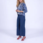 NEW DAY ORIGINALS Muse Reversible Cotton Jacket in Indigo