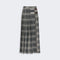 WEEKEND MAX MARA WKDPrisma Tartan Wrap Skirt in Dark Grey