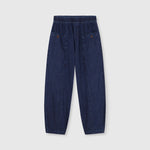 BEATRIZ FUREST Barlovento Wide Leg Jeans in Denim Navy