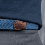 BILLYBELT Elastic Woven Belt in Air Force