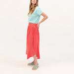 BEATRIZ FUREST Faustina Skirt in Red