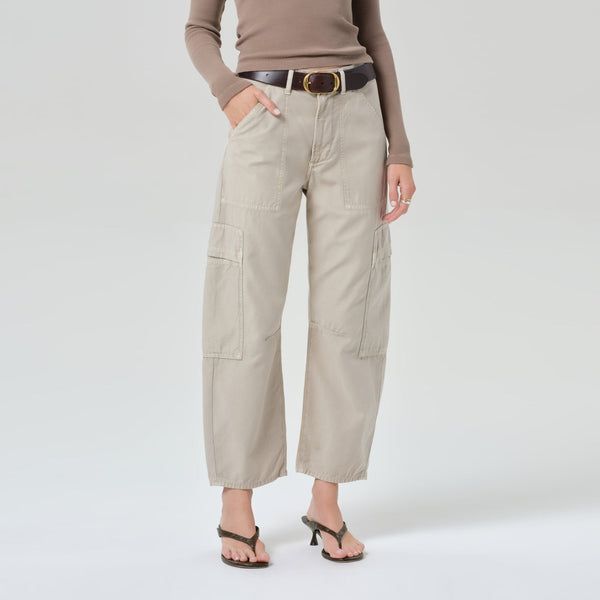 CITIZENS OF HUMANITY Marcelle Low Slung Cargo Pants in Burnished Quartz
