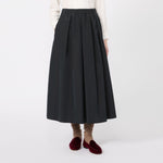 WEEKEND MAX MARA Inserimento - WKIEfebo Cotton-blend Taffeta Flared Skirt in Black