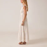 MAISON HOTEL Gino Sleeveless Dress in Bianco