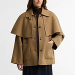 BARBOUR Aggy Wool Coat in Warm Trench