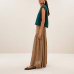 BY-BAR Myra Lurex Skirt in Gold