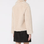 WEEKEND MAX MARA Inserimento - WKIOzioso Relaxed Fit Short Single-breasted Coat in Powder