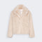 WEEKEND MAX MARA Inserimento - WKIOzioso Relaxed Fit Short Single-breasted Coat in Powder