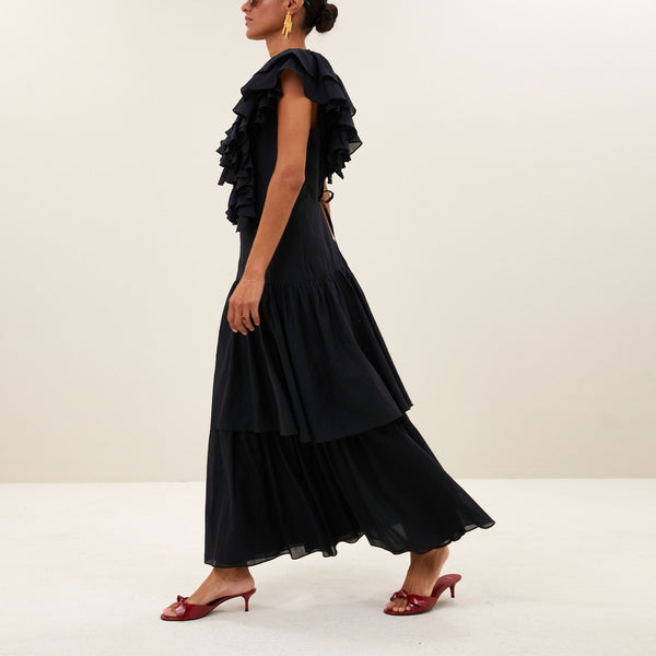 BY-BAR Loren Dress in Black