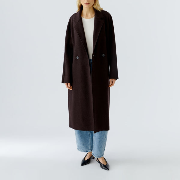 OUI Virgin Wool Coat in Ganache