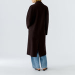 OUI Virgin Wool Coat in Ganache