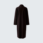 OUI Virgin Wool Coat in Ganache