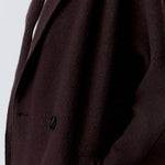 OUI Virgin Wool Coat in Ganache