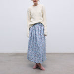THE NEW SOCIETY Cloe Cotton Skirt in Cloe Print