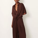 SESSUN Alfassa Night Shirt in Moka