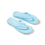 ARCHIES Arch Support Flip Flops in Sky Blue