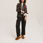 SACRECOEUR Bayle Scottish Check Embroidered Shirt in Multi