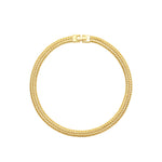 TALIS CHAINS Braided Mesh Choker in Gold