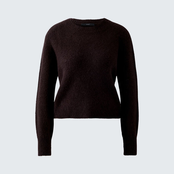 OUI Super Soft Alpaca Blend Jumper in Ganache