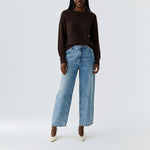 OUI Super Soft Alpaca Blend Jumper in Ganache