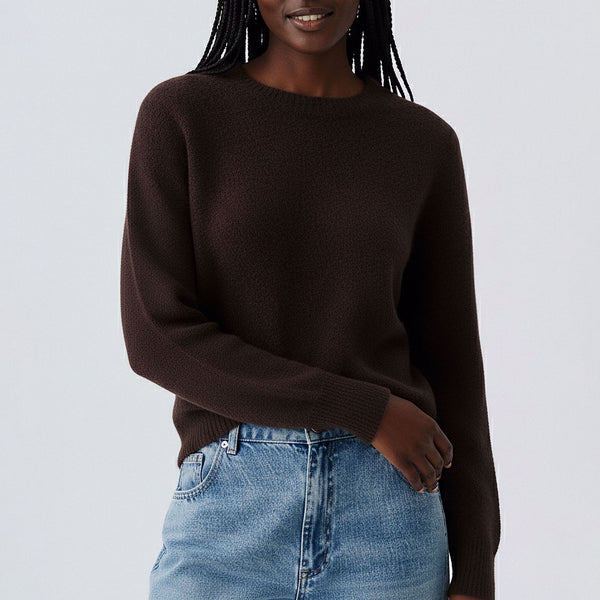 OUI Super Soft Alpaca Blend Jumper in Ganache