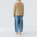 OUI Reversible Jacket in Stone Green