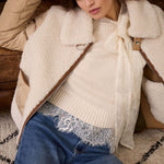 OUI Reversible Jacket in Stone Green