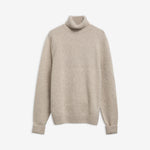 BARBOUR Northcliffe Submariner Roll Neck Jumper in Fog