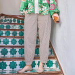 BLACK COLOUR BCAlly Barrel Pant in Creme