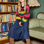 BLACK COLOUR BCMarty Striped Jumper in Multi