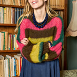 BLACK COLOUR BCMarty Striped Jumper in Multi