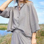 BLACK COLOUR BCManon Loose Shirt in Coffee