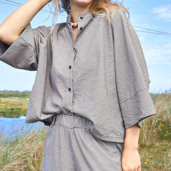 BLACK COLOUR BCManon Loose Shirt in Coffee