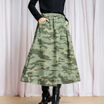 BLACK COLOUR Abbie Skirt in Camo