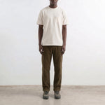 EDMMOND STUDIOS Jorge Cotton Cord Pant in Plain Khaki