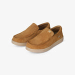 KICKBACK Don Juan Hairy Suede Shoes in Tan
