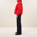 BY-BAR Joy Puffa Jacket in Poppy Red
