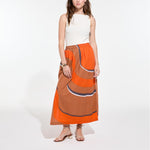 MAPOESIE Juliette Madone Skirt in Vermilion
