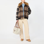 WEEKEND MAX MARA WKDDivina Short Bomber Jacket in Multi Check