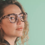GOODLOOKERS Encore Reading Glasses in White Tortoiseshell