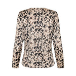 DEA KUDIBAL CecilieDEA Silk Blouse with Drape Detail in Sauvage