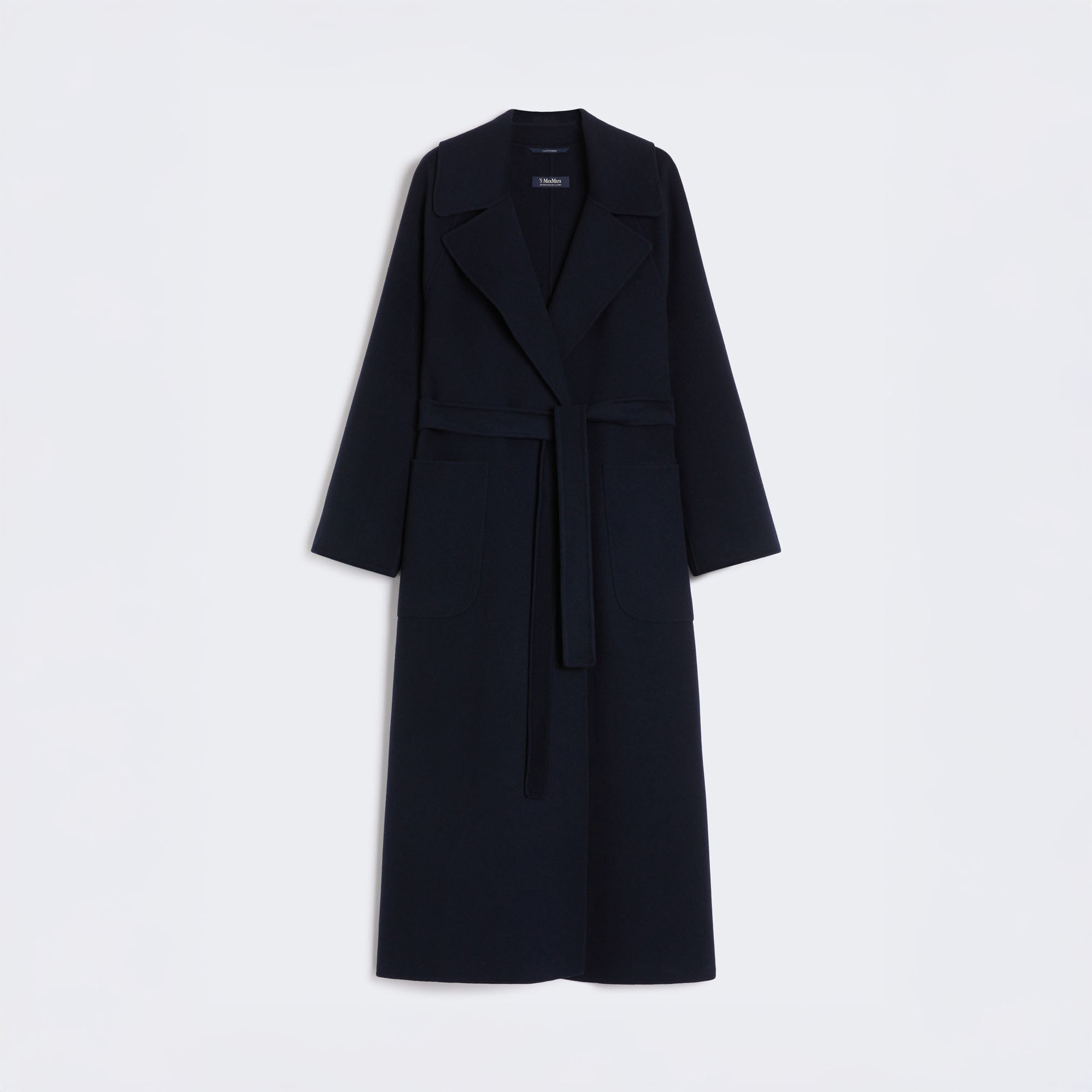 S MAX MARA Doris Wool Robe Coat in Midnight | Collen & Clare