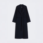 S MAX MARA Doris Wool Robe Coat in Midnight